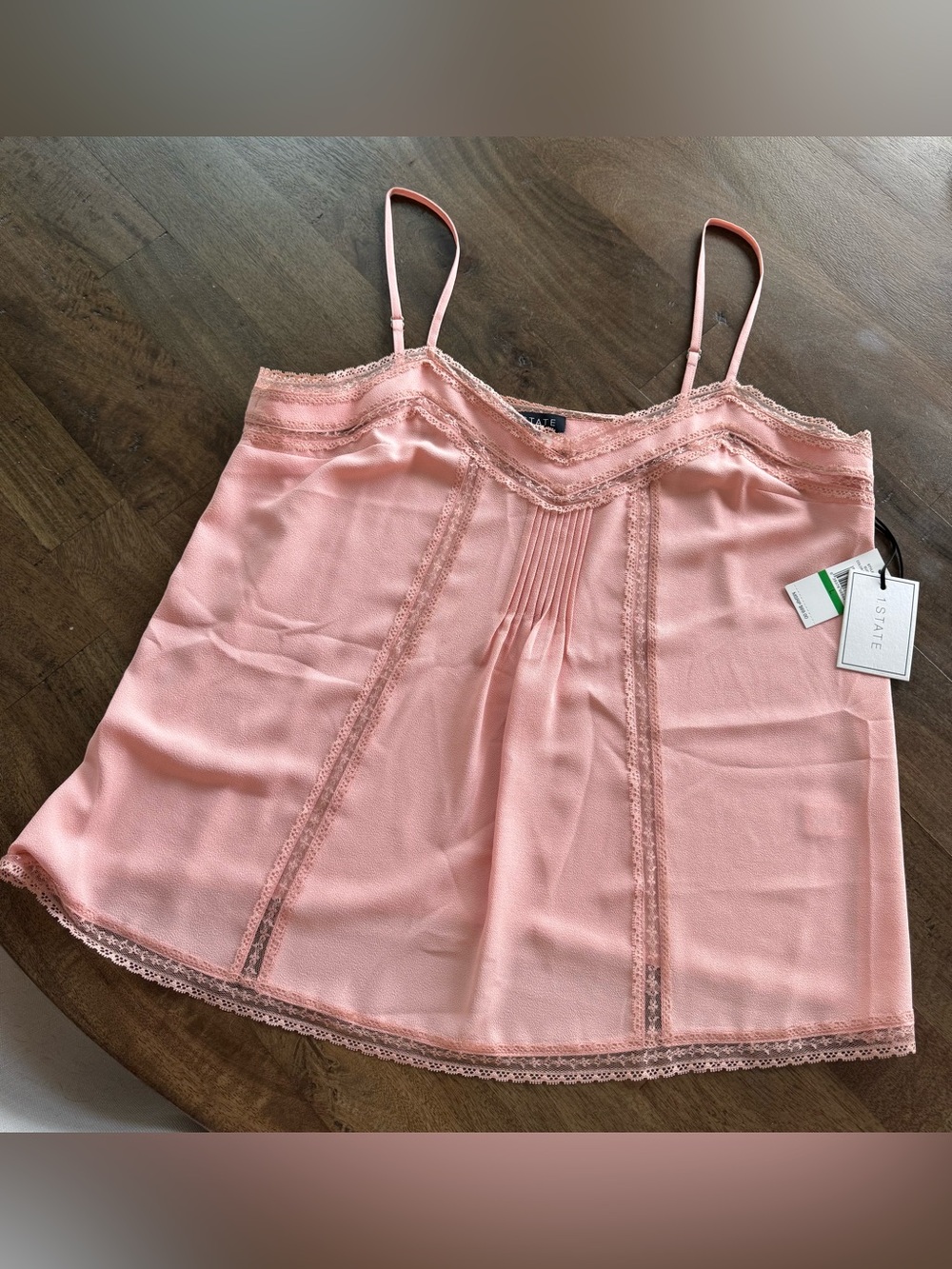 1. State Blush Pink Textured Camisole